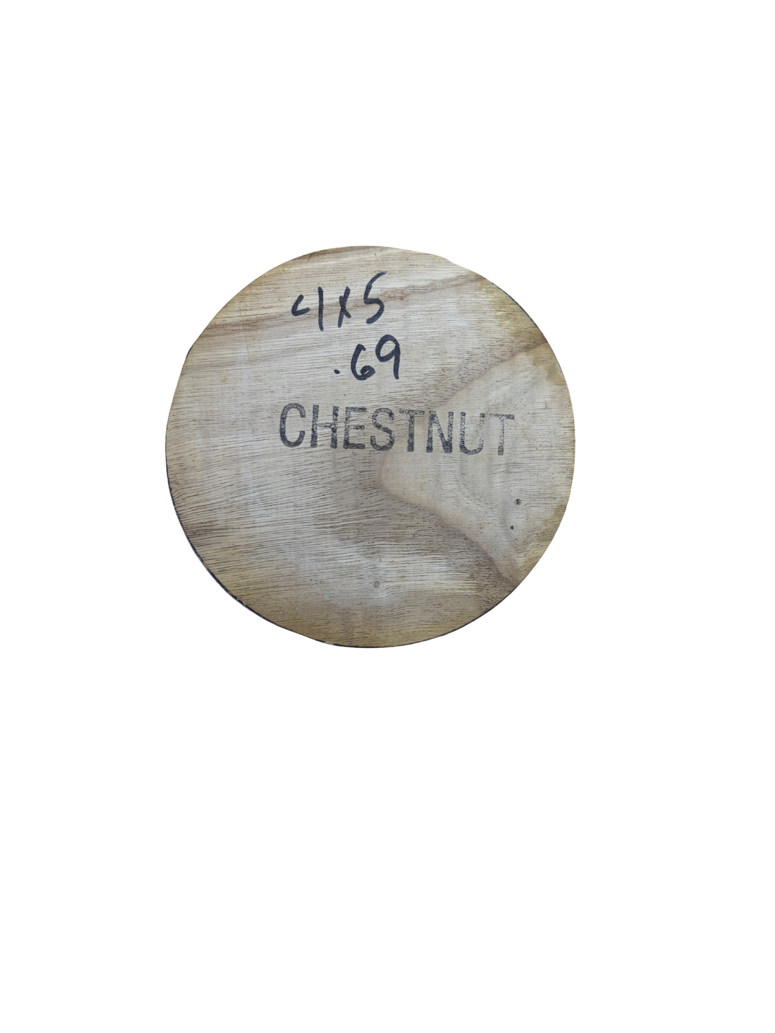 Chestnut Bowl Blank 4 Chestnut Bowl Blank 4" x 5" x 5"