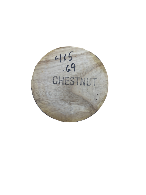 Chestnut Bowl Blank 4 Chestnut Bowl Blank 4" x 5" x 5"