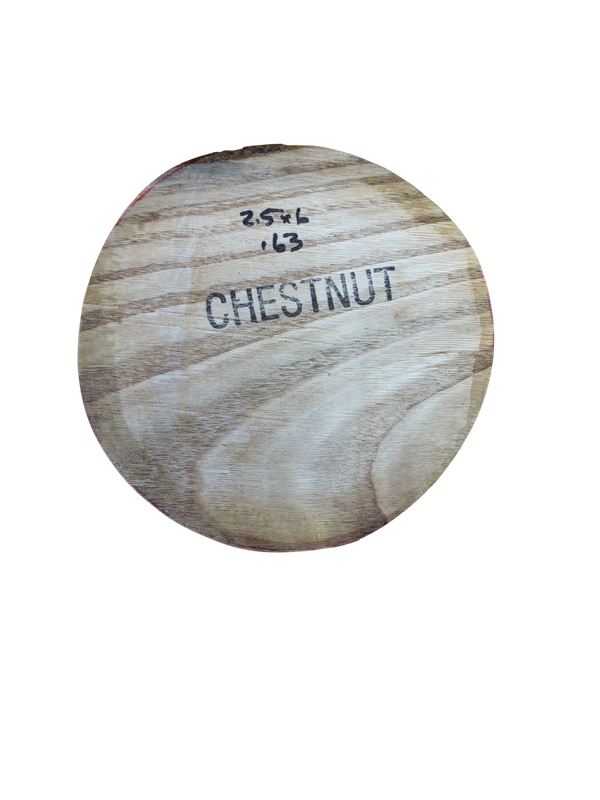 Chestnut Bowl Blank 2.5 Chestnut Bowl Blank 2.5" x 6" x 6"
