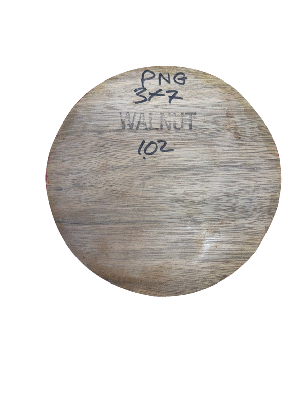 New Guinea Walnut Bowl Blank 3 New Guinea Walnut Bowl Blank 3" x 7" x 7"