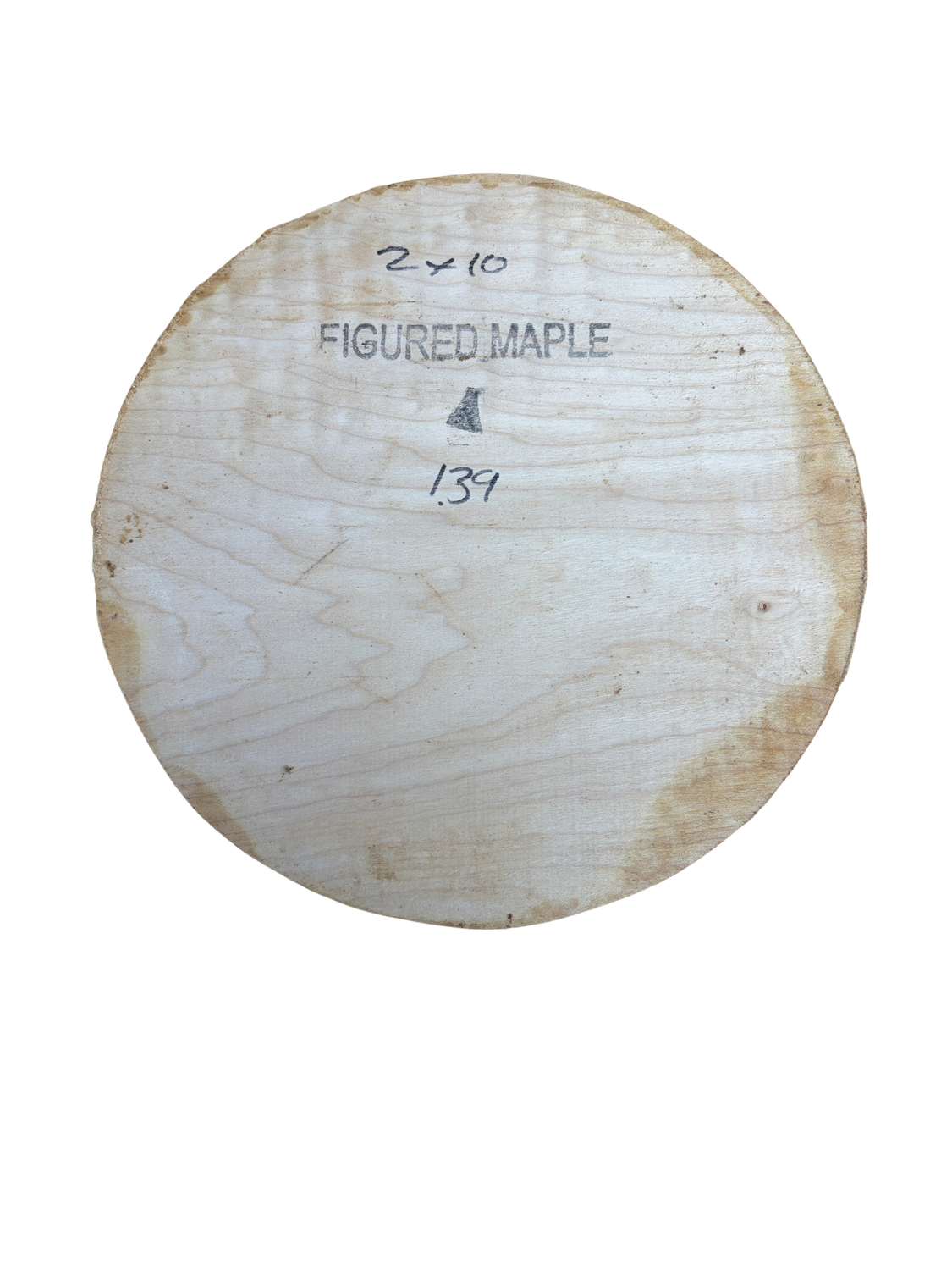 Maple Bowl Blank 2 Maple Bowl Blank 2" x 10" x 10"