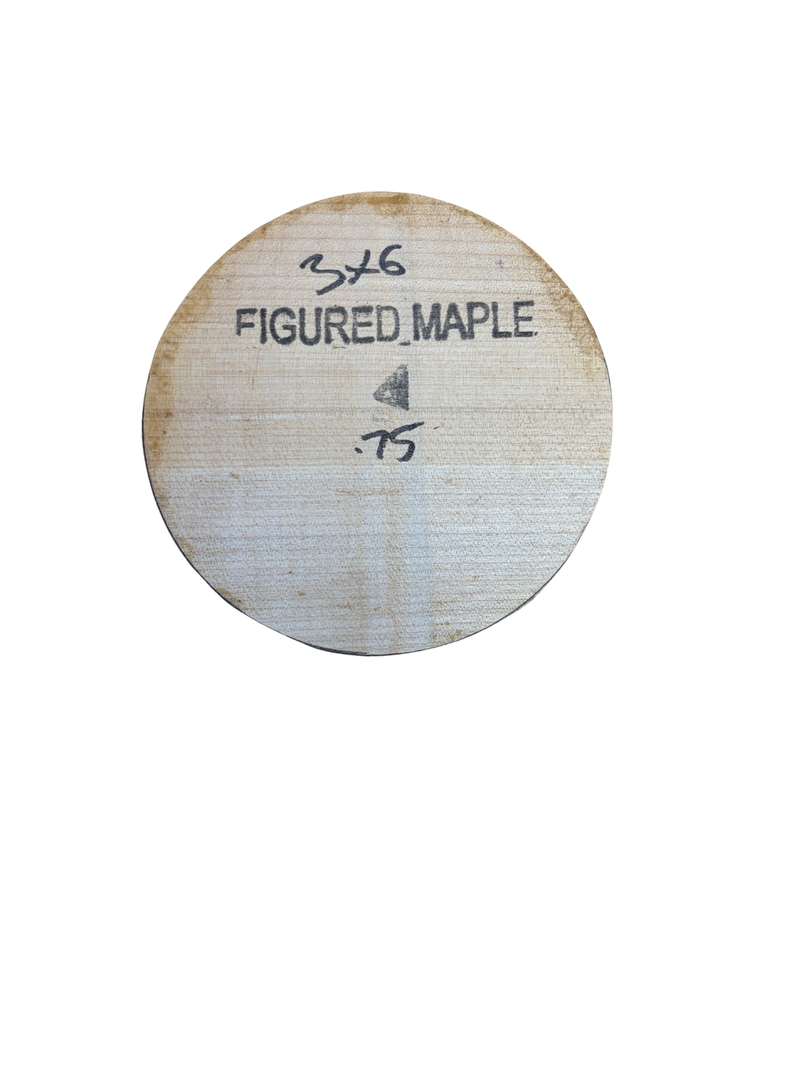 Maple Bowl Blank 3 Maple Bowl Blank 3" x 6" x 6"