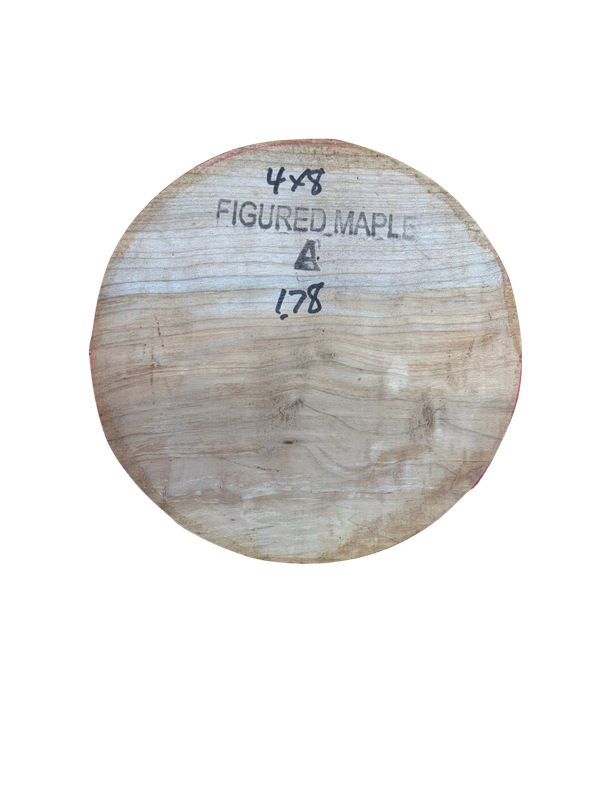 Maple Bowl Blank 4 Maple Bowl Blank 4" x 8" x 8"