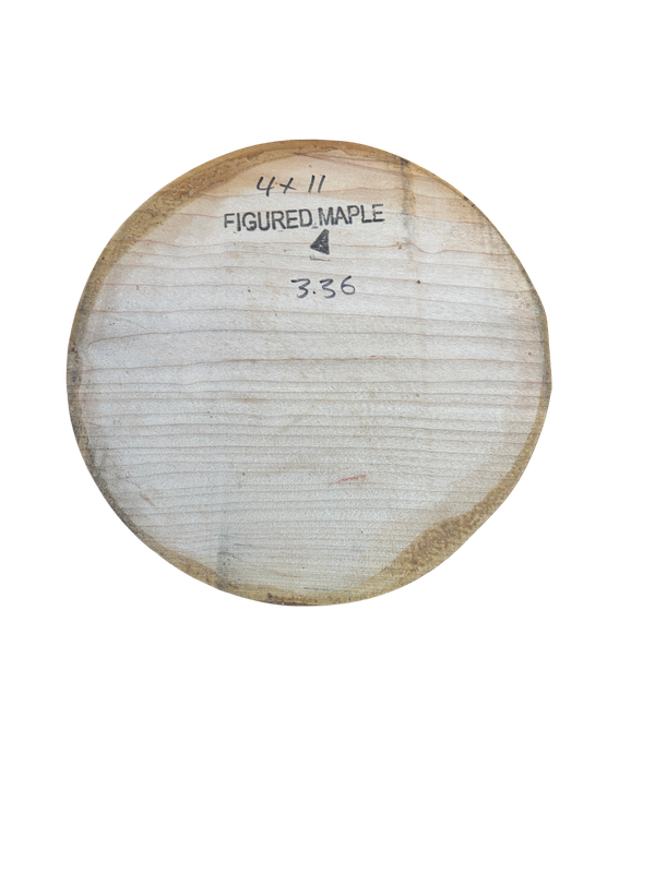 Maple Bowl Blank 4 Maple Bowl Blank 4" x 11" x 11"