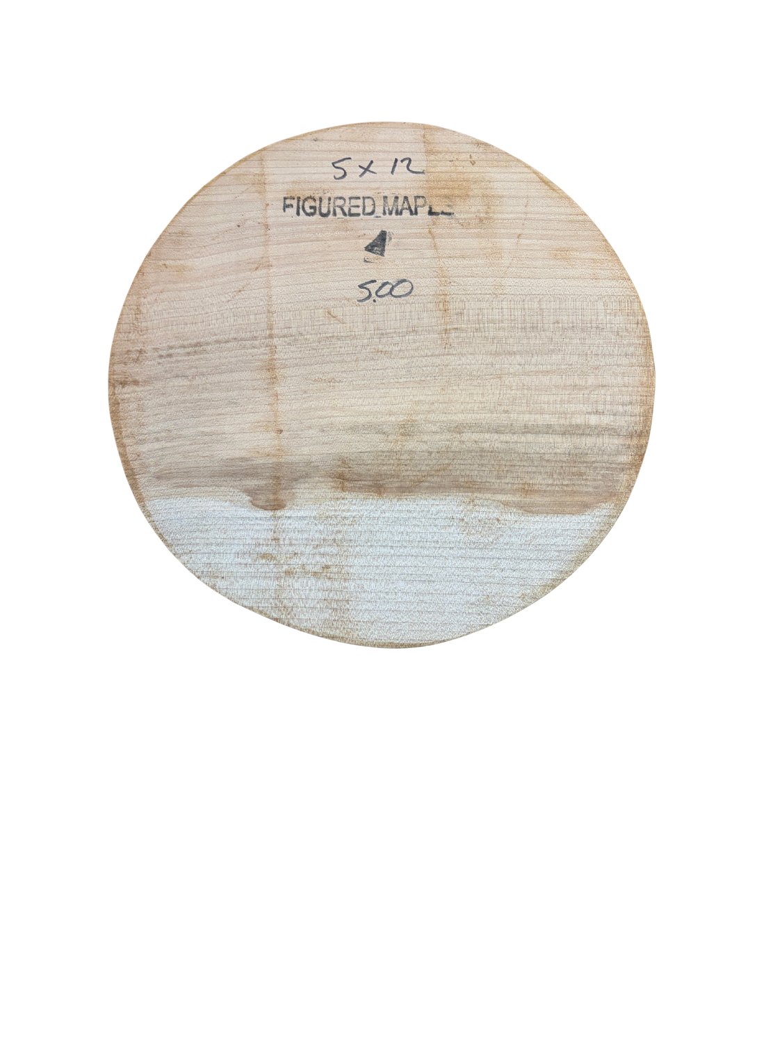 Maple Bowl Blank 5" x 12" x 12"