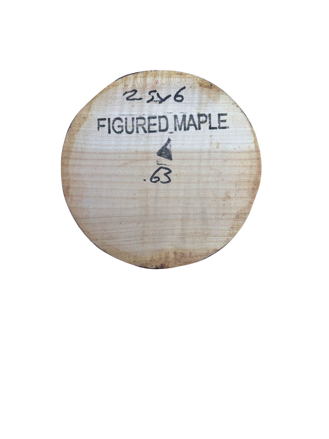 Maple Bowl Blank 2.5 Maple Bowl Blank 2.5" x 6" x 6"