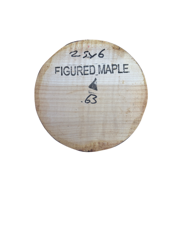 Maple Bowl Blank 2.5 Maple Bowl Blank 2.5" x 6" x 6"