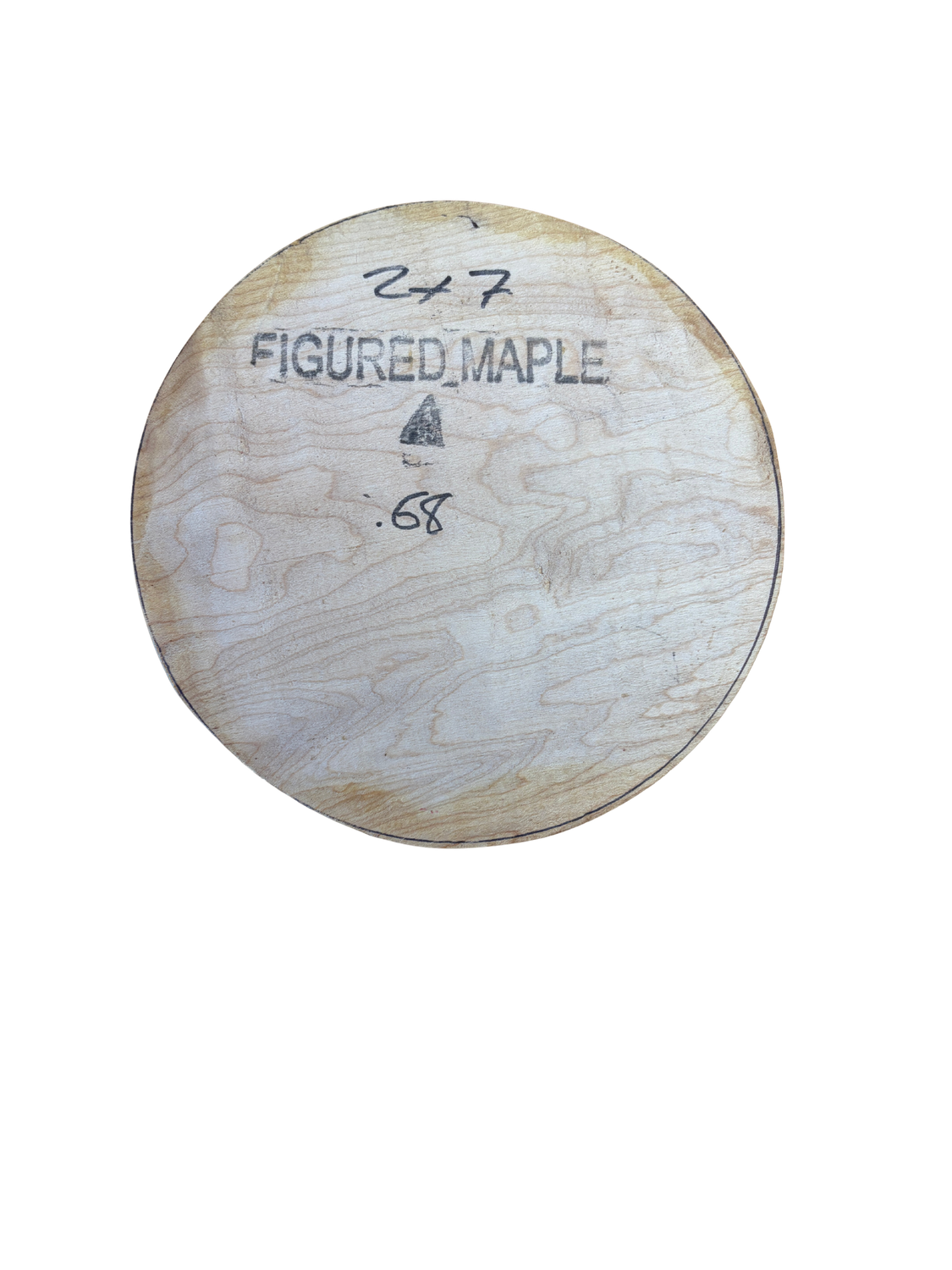 Maple Bowl Blank 2 Maple Bowl Blank 2" x 7" x 7"