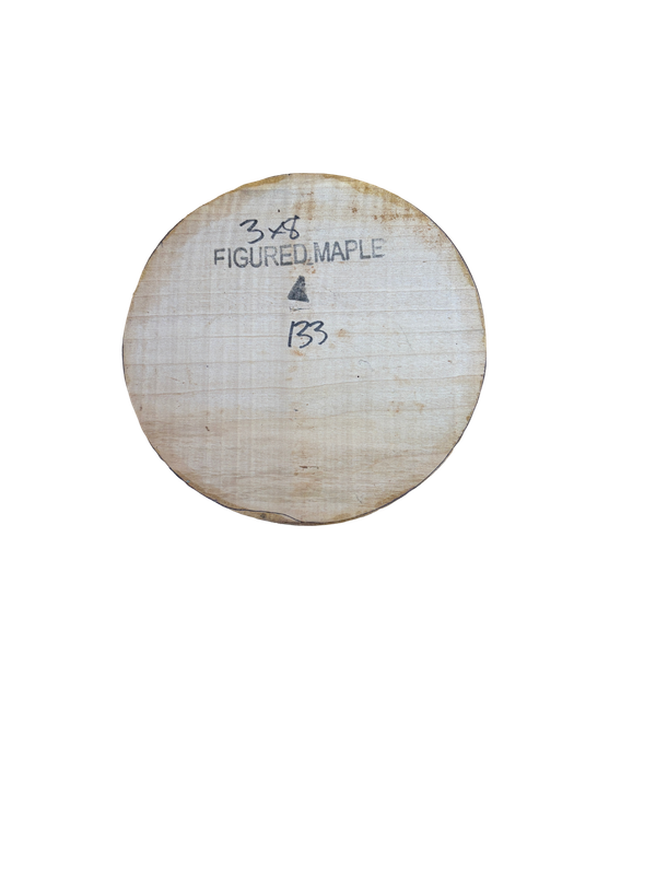 Maple Bowl Blank 3 Maple Bowl Blank 3" x 8" x 8"