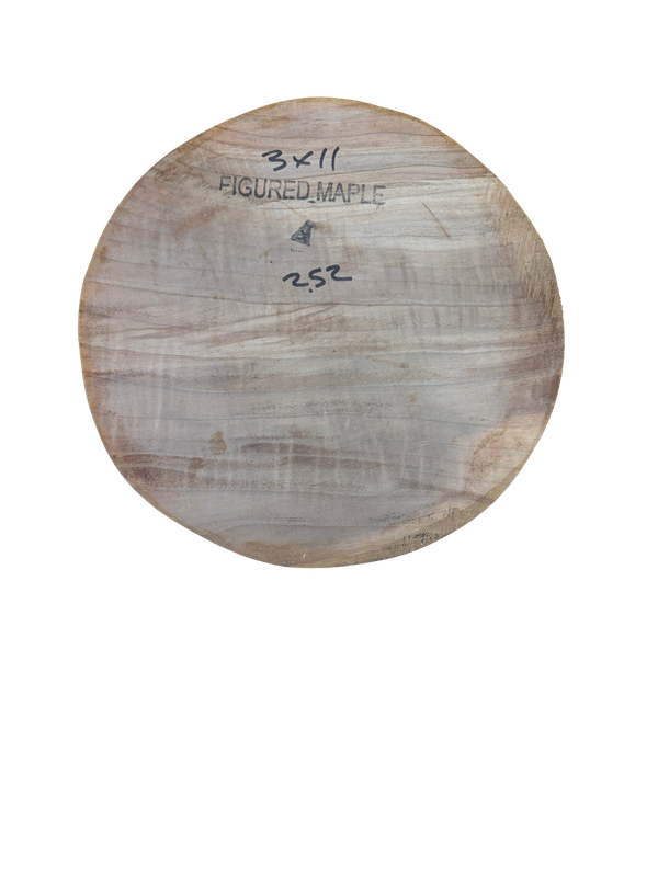 Maple Bowl Blank 3 Maple Bowl Blank 3" x 11" x 11"