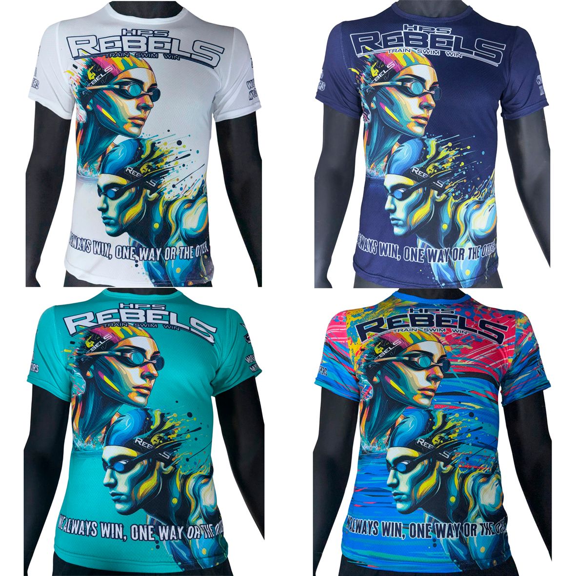 Adult T-Shirts Swimmers L - XXL