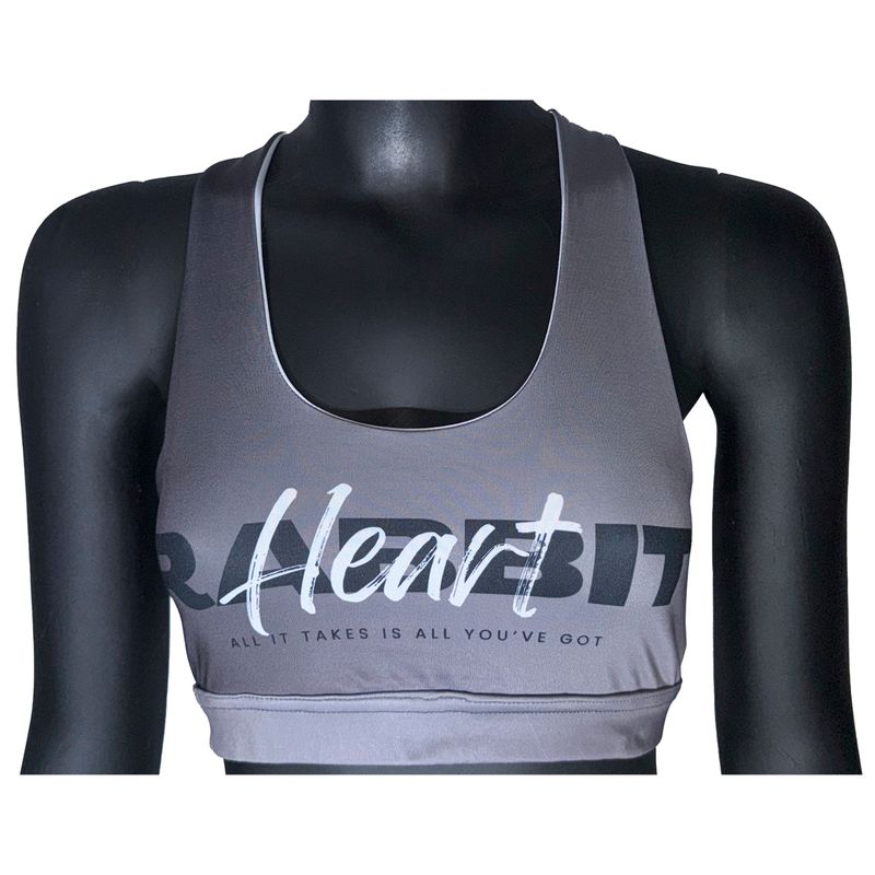 Grey Sports Bra
