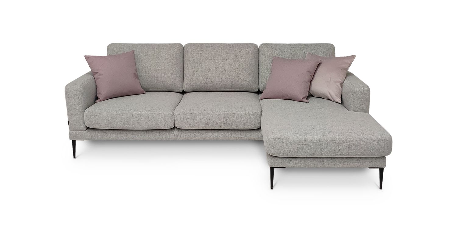 Bellus sofas and Prio corner sofas from Bellus, 5 sizes, with HR or spring pocket filling + HR. Jelgava, Manx Mēbeles