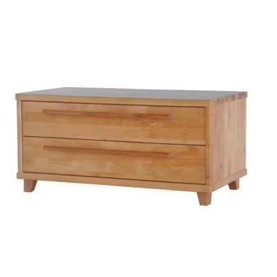 Chest of Drawers 2D Solid Wood, Black Alder