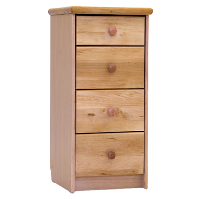 Chest of Drawers 40 Solid Wood, Black Alder