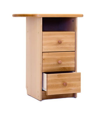 Chest of Drawers K Solid Wood, Black Alder
