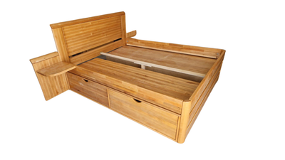 Bed Eco Lux Spec, Solid wood- Black alder