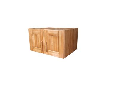 Solid wood 2-door mezzanine - Black alder