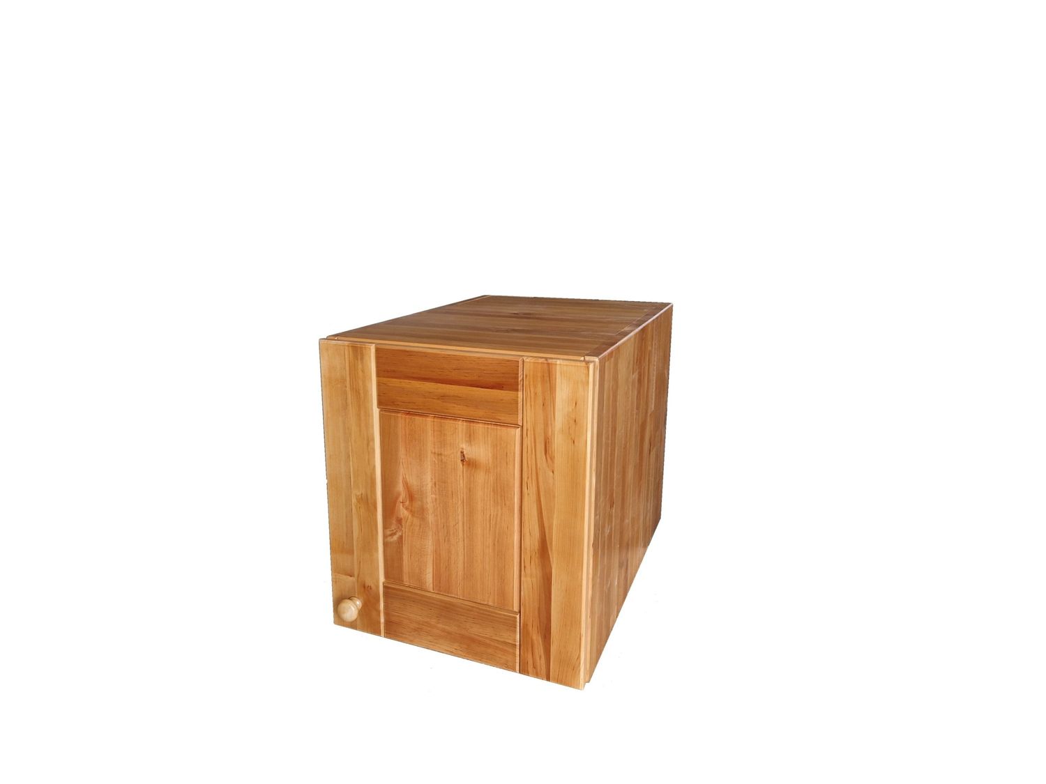 Solid wood 1-door mezzanine- Black alder