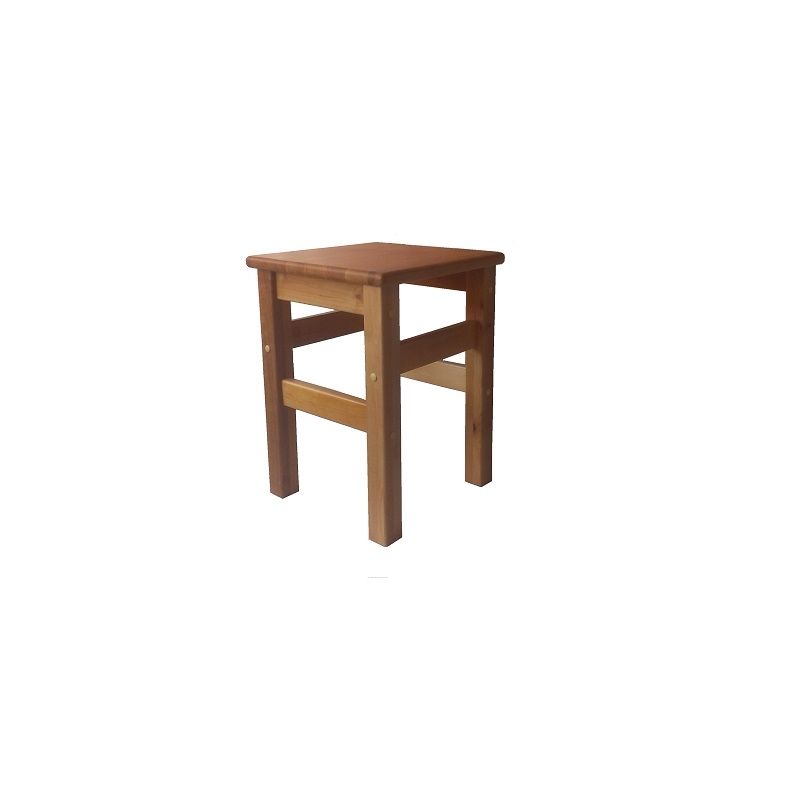 Solid wood stool - Black alder