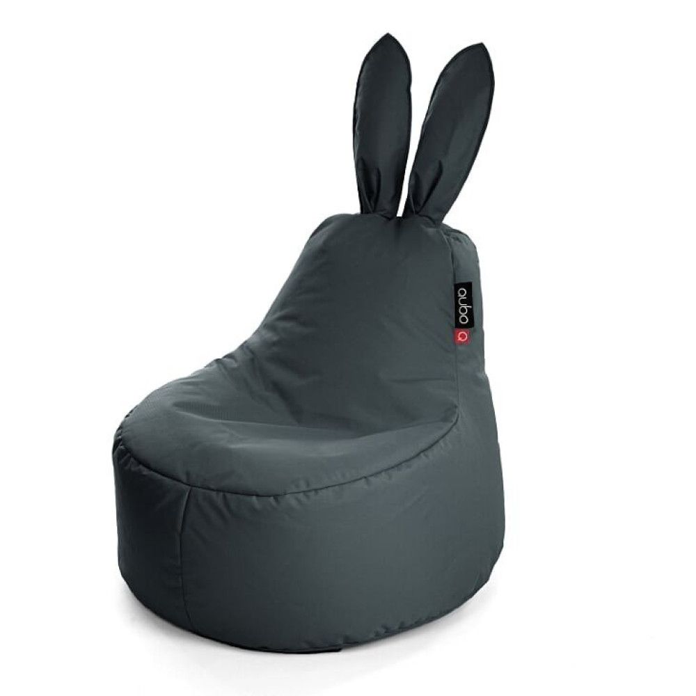 Qubo™ Baby Rabbit Graphite POP FIT kids bean bag
