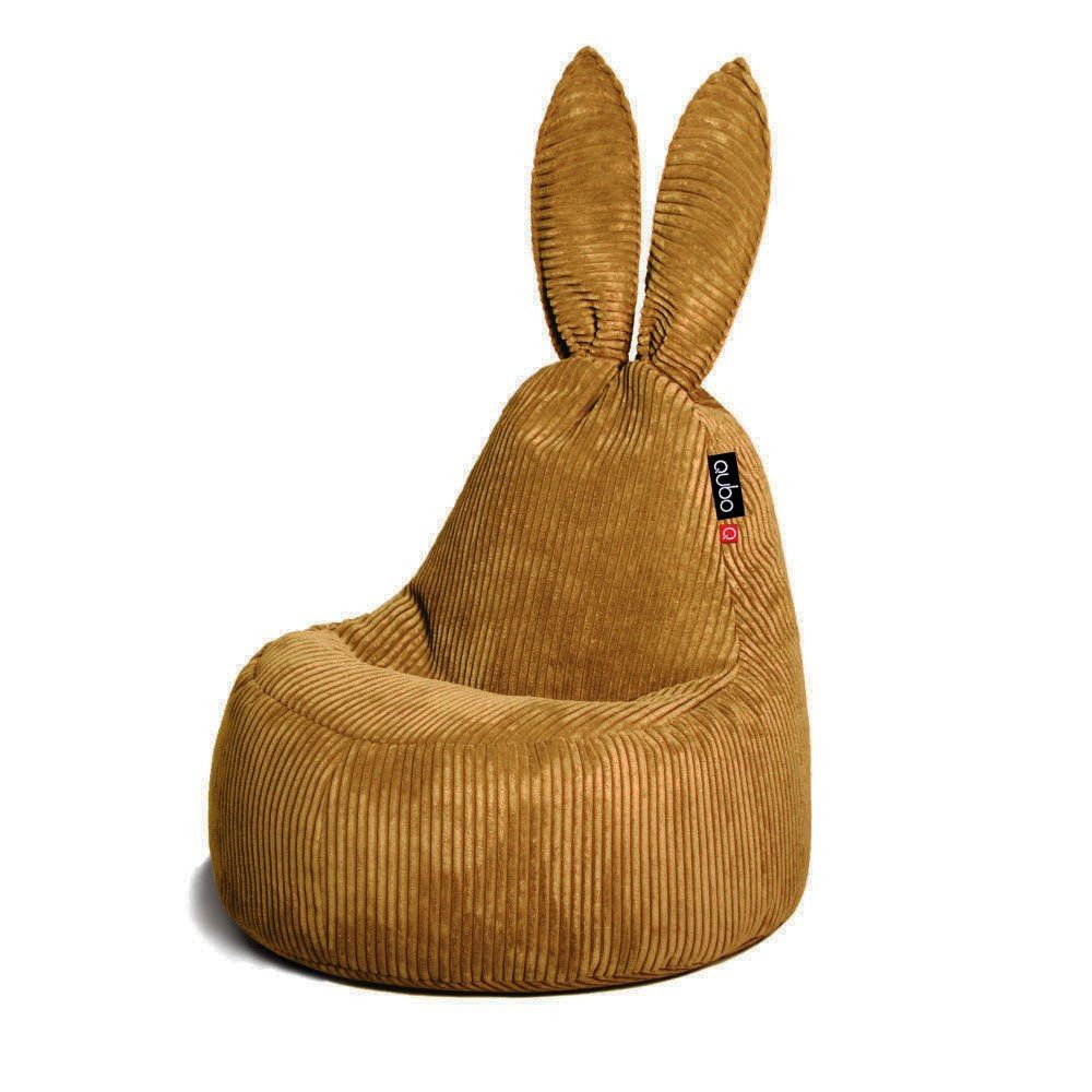 Qubo™ Baby Rabbit Gatsby Gold FEEL FIT kids bean bag