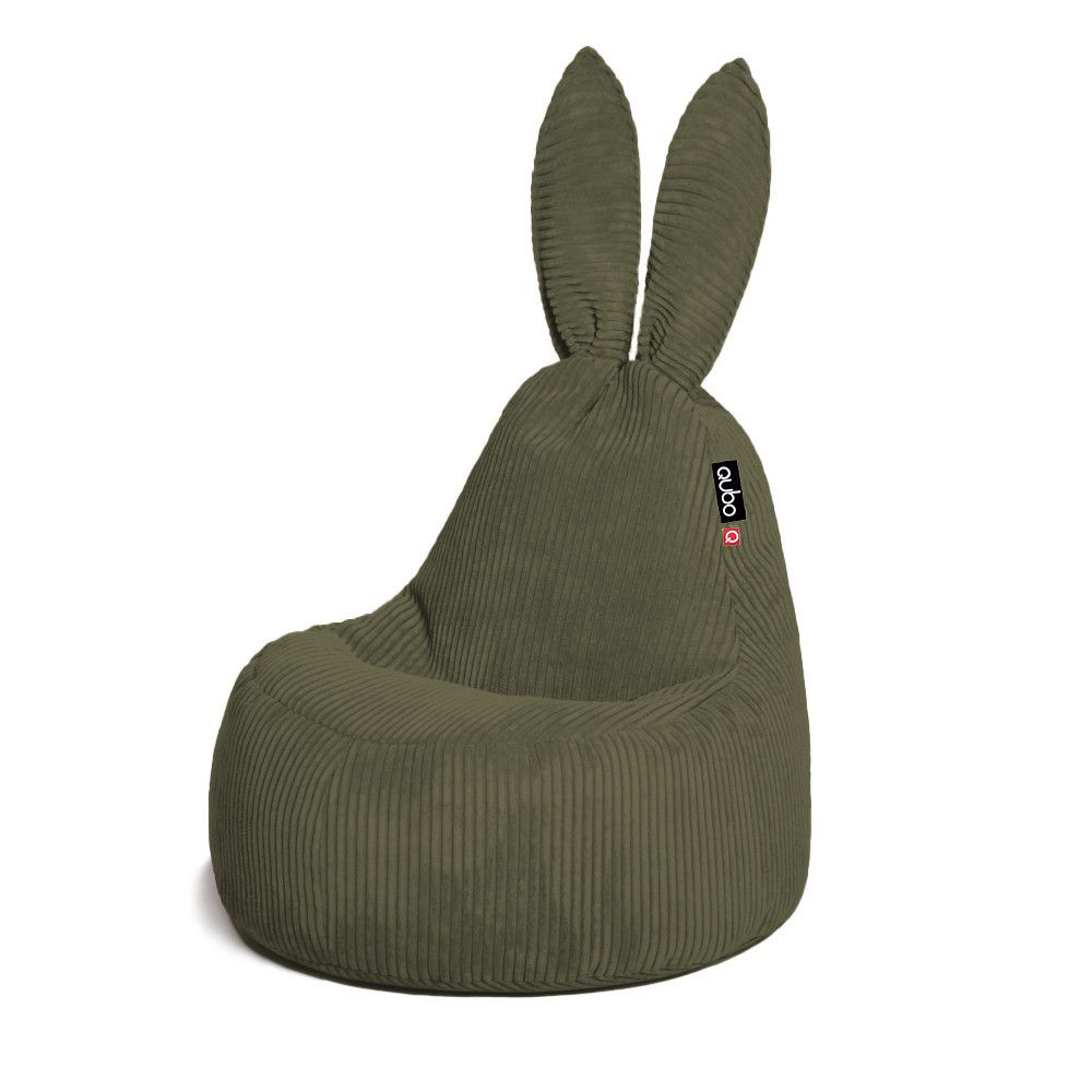 Qubo™ Baby Rabbit Moss FEEL FIT kids bean bag