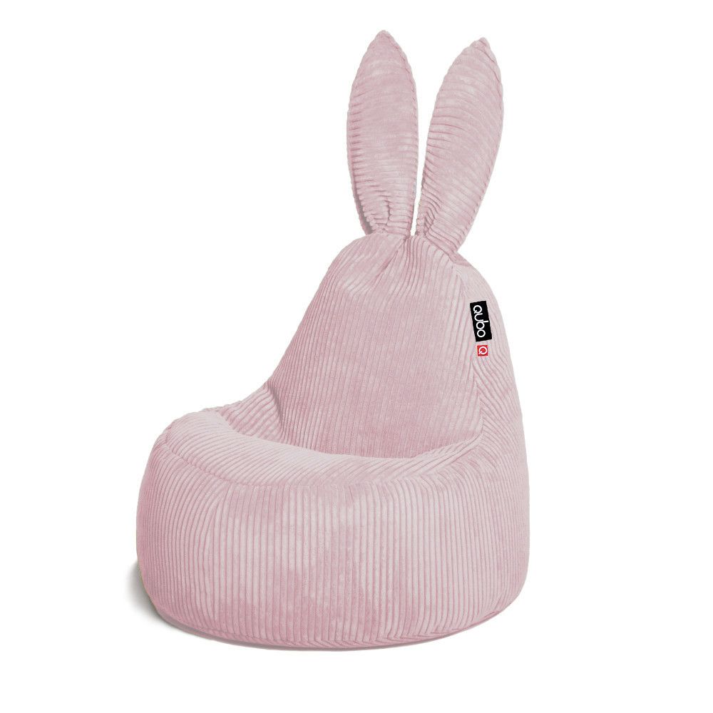Qubo™ Baby Rabbit Bubblegum FEEL FIT kids bean bag