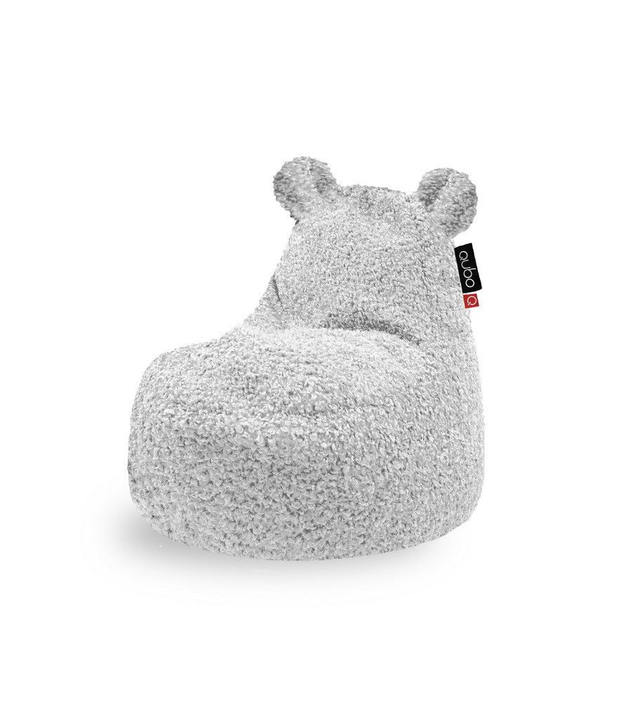 Qubo™ Teddy Snowdrop FLUFFY FIT kids bean bag