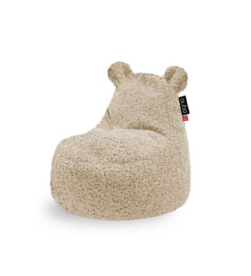 Qubo™ Teddy Wheat FLUFFY FIT kids bean bag