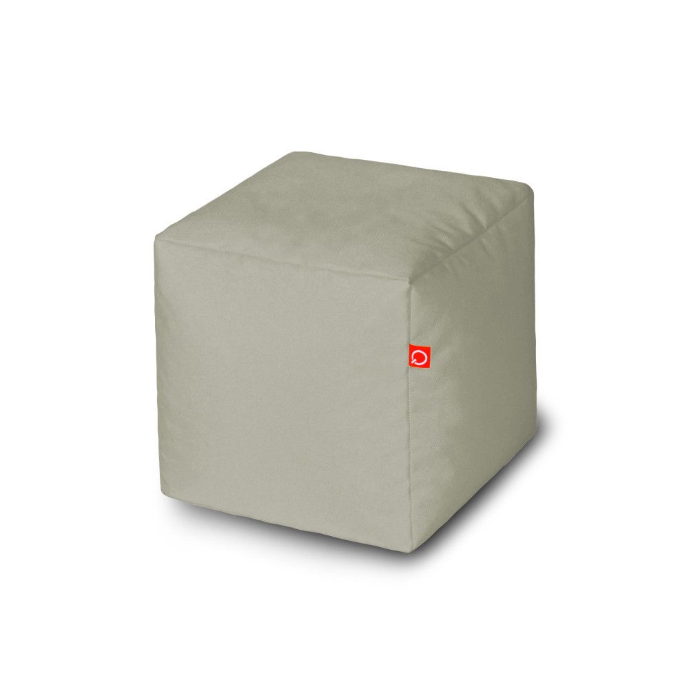 Qubo™  Cube 25 Silver POP FIT kids bean bag
