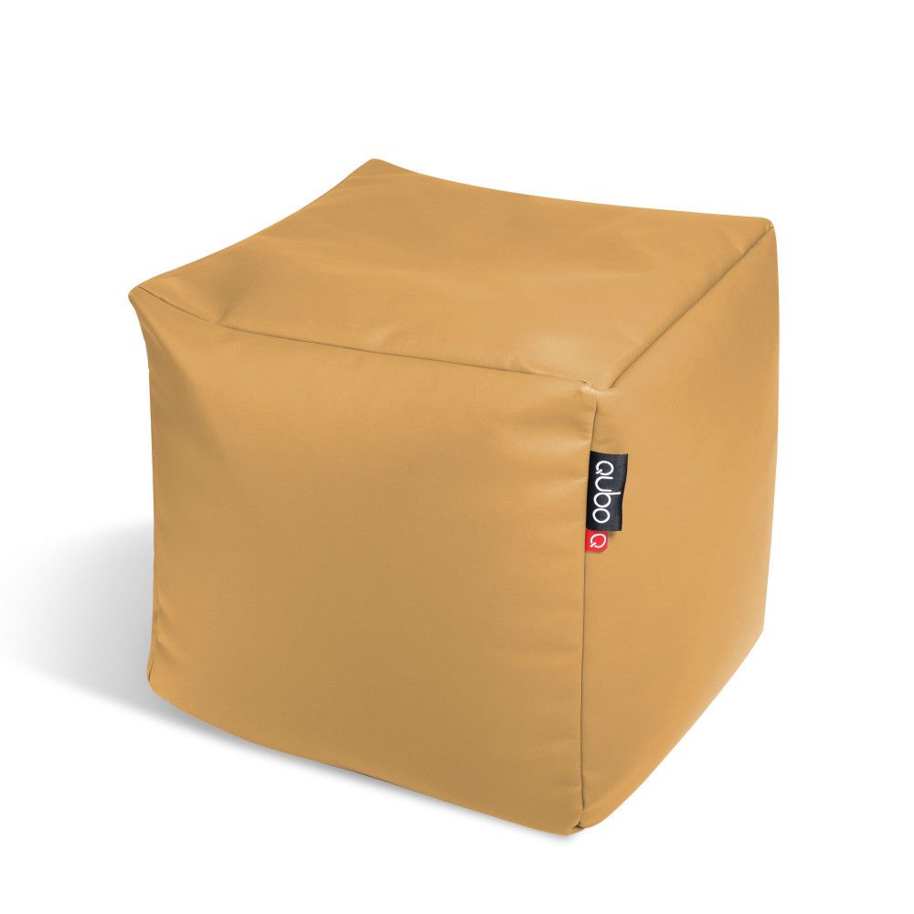 Qubo™  Cube 25 Peach SOFT FIT kids bean bag