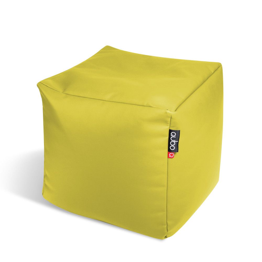 Qubo™  Cube 25 Olive SOFT FIT kids bean bag