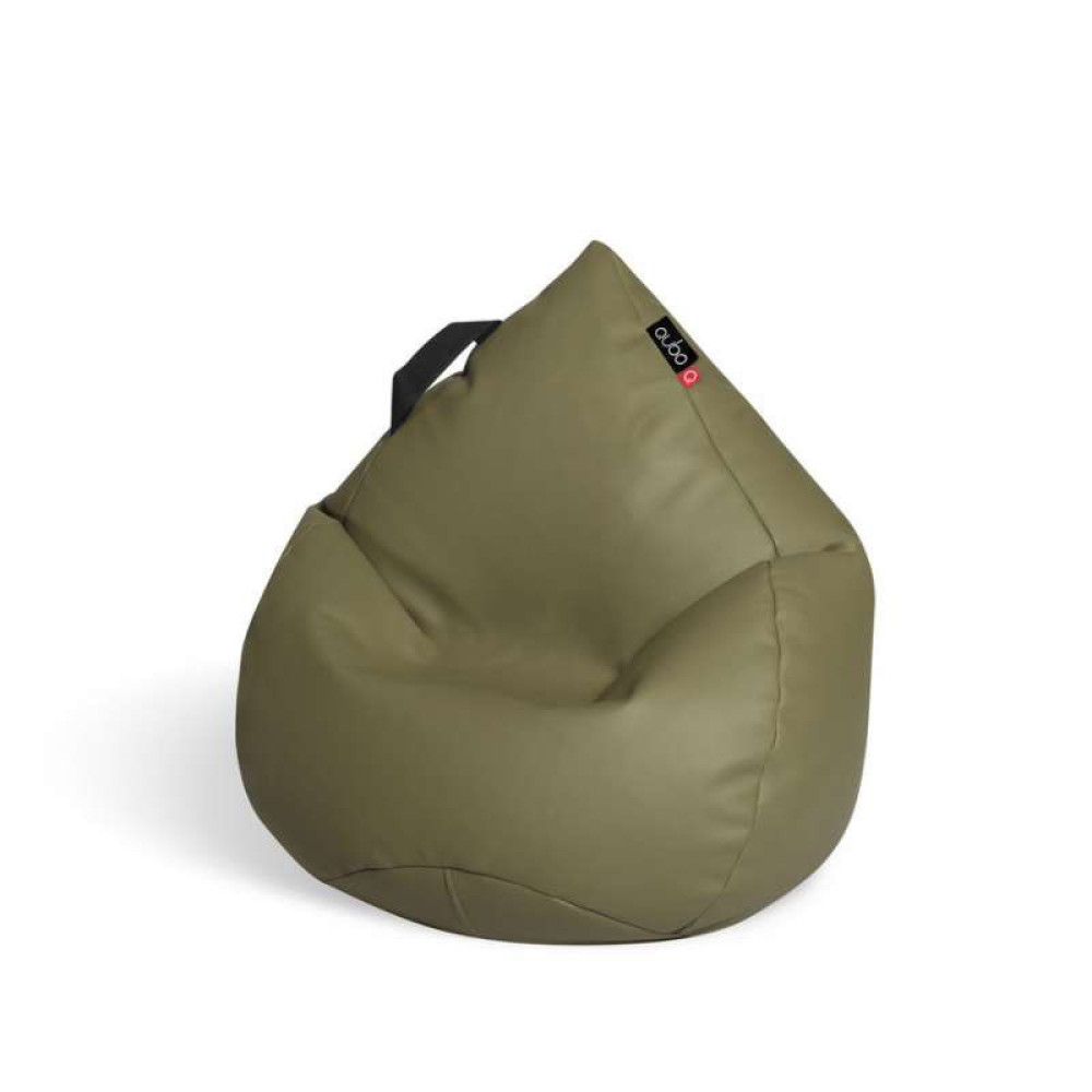 Qubo™  Drizzle Drop Kiwi SOFT FIT  kids bean bag