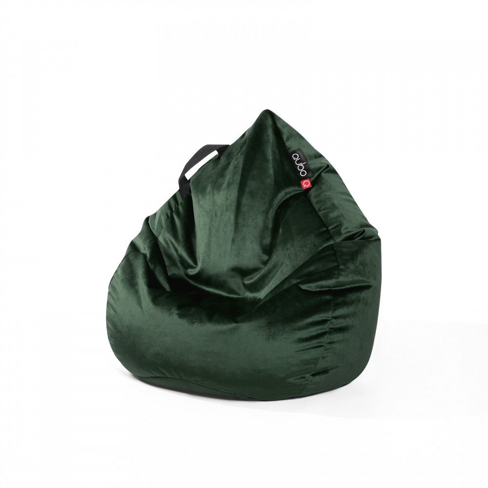 Qubo™  Drizzle Drop Emerald FRESH FIT  kids bean bag