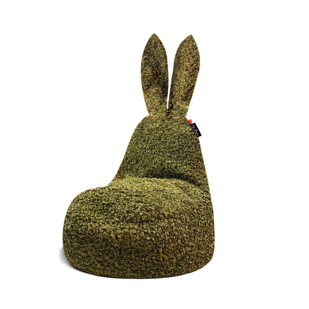 Qubo™   Mommy Rabbit Cactus FLUFFY FIT  kids bean bag