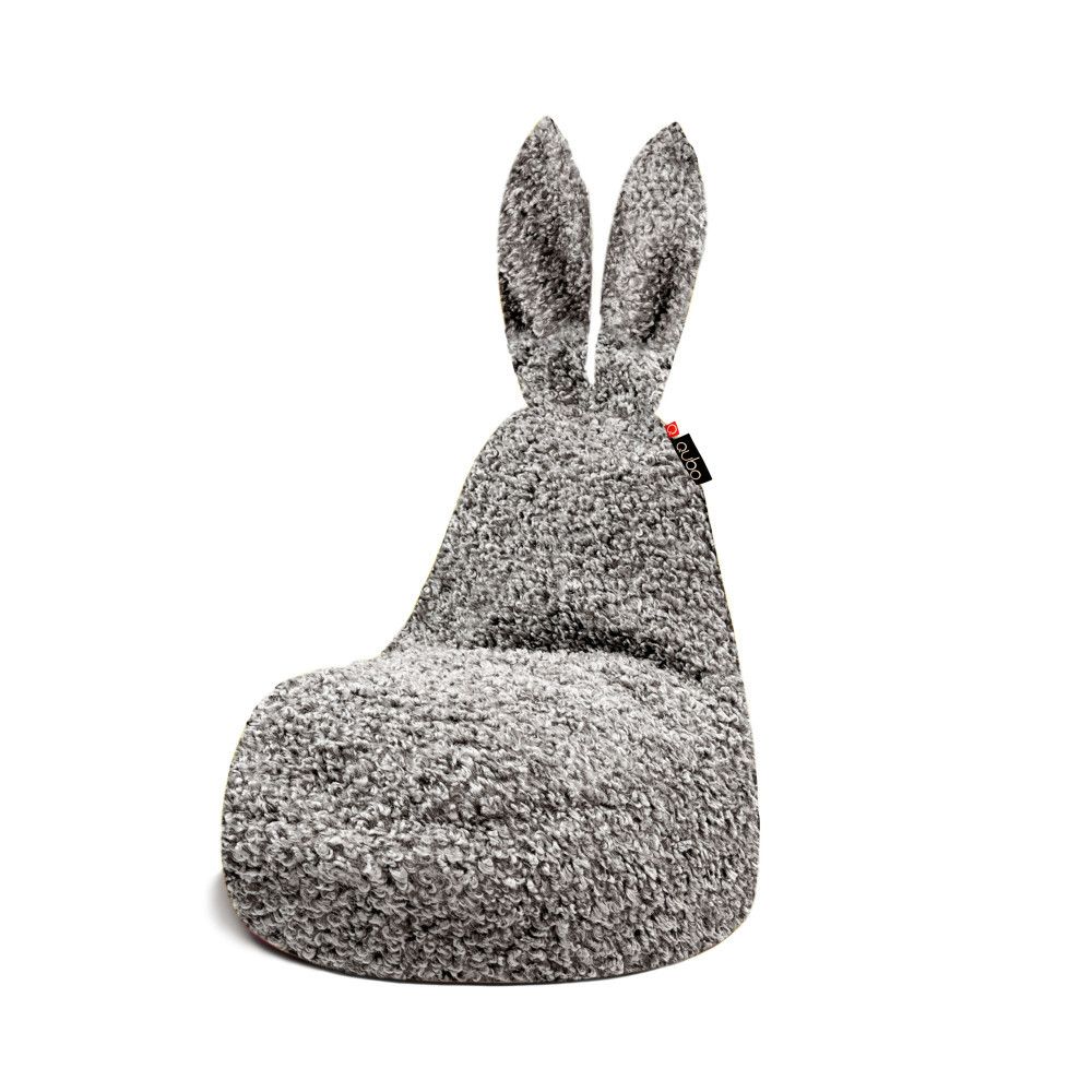 Qubo™   Mommy Rabbit Linden FLUFFY FIT  kids bean bag