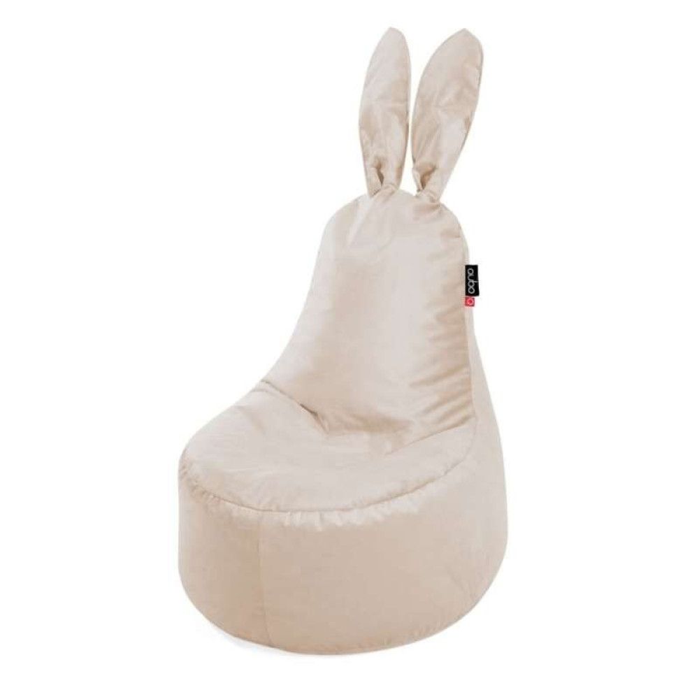 Qubo™   Mommy Rabbit Praline VELVET FIT  kids bean bag
