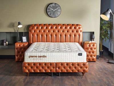 Continental bed Dioramour with storage + orthopedic mattress, 6 sizes