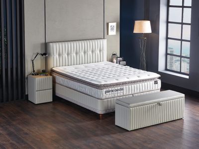 Continental bed Paradoxe with storage + orthopedic mattress, 6 sizes