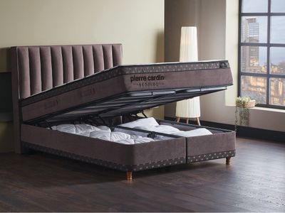 Continental bed New Loven with storage + orthopedic mattress, 6 sizes
