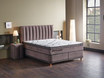 Continental bed New Loven with storage + orthopedic mattress, 6 sizes