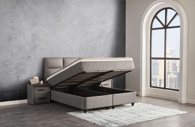 Ottoman bed Relax + orthopedic mattress
