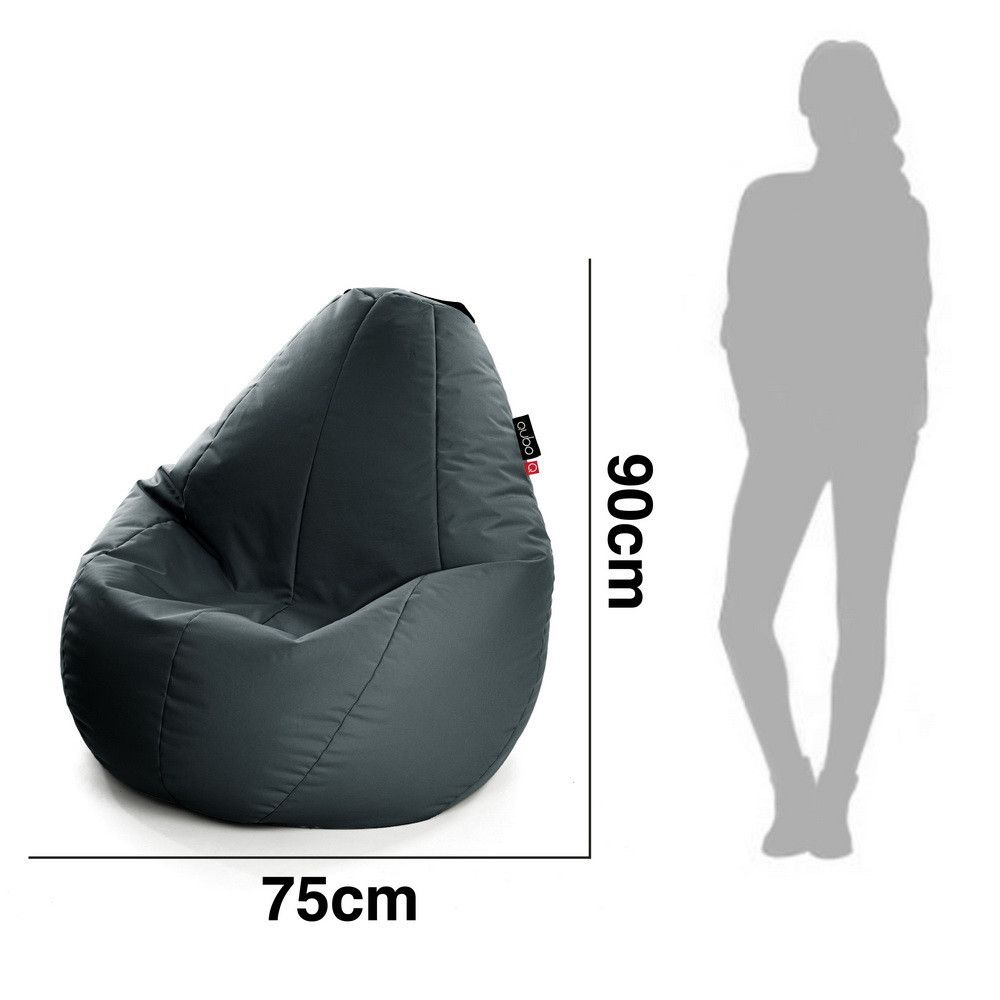 Qubo™ Comfort 90 Plum SOFT FIT bean bag