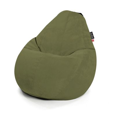 Qubo™ Comfort 90 Olive VELVET FIT bean bag