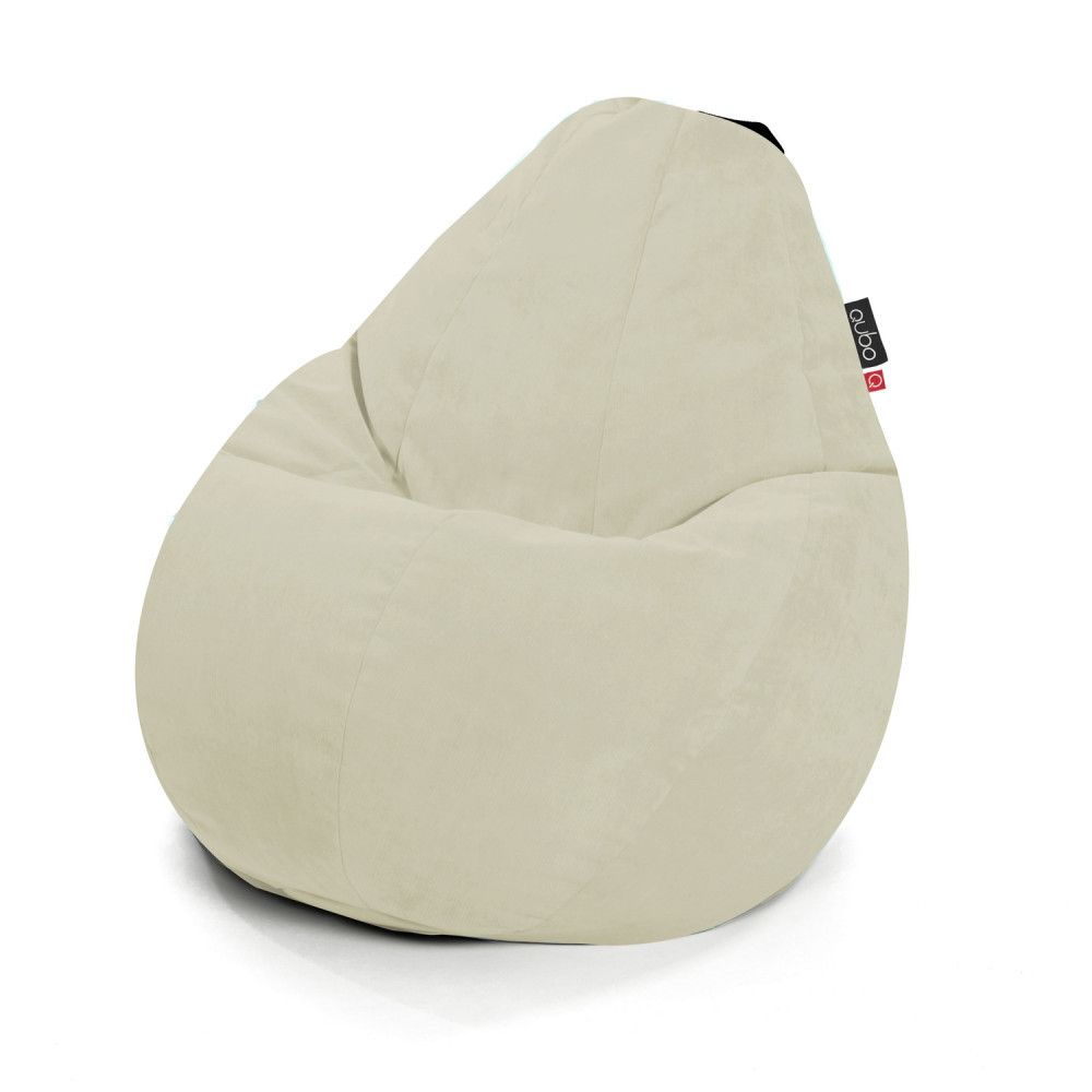 Qubo™ Comfort 90 Vanille VELVET FIT bean bag