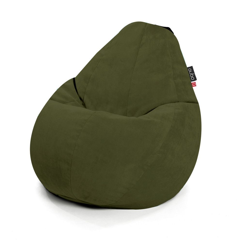 Qubo™ Comfort 90 Moss VELVET FIT bean bag