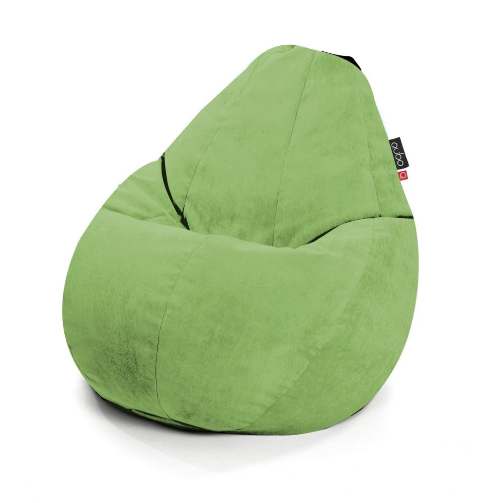 Qubo™ Comfort 90 Lime VELVET FIT bean bag