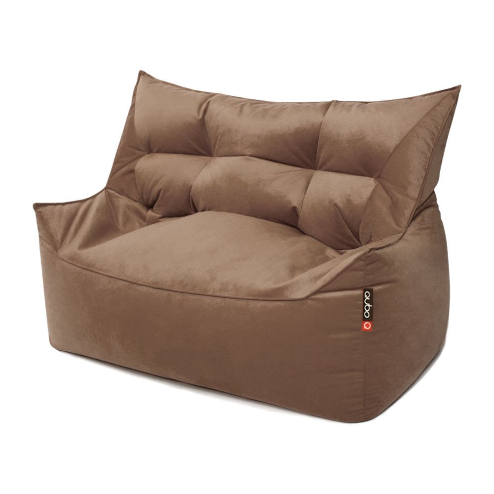 Qubo™ Kalá Bay Praline VELVET FIT bean bag