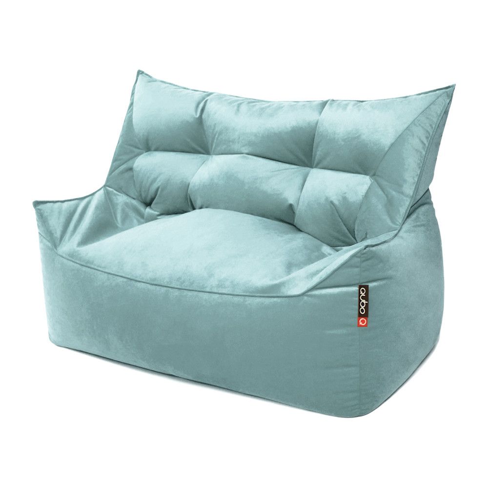 Qubo™ Kalá Bay Seafoam VELVET FIT bean bag
